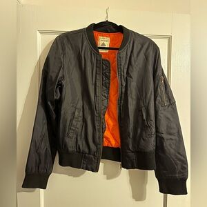 Medium Black Bomber Jacket